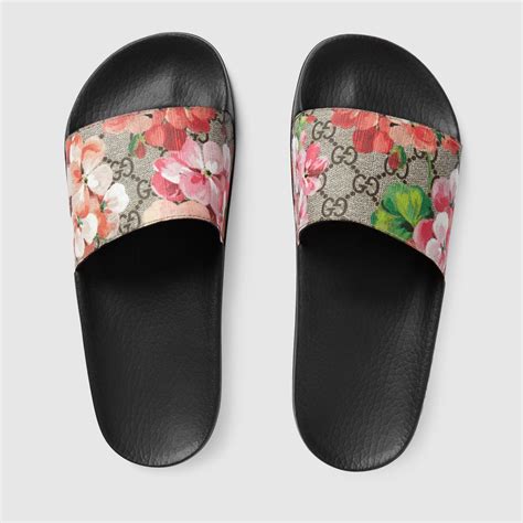 gg blooms supreme slide sandals.